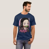 Nezuko De Schattige demon T-shirt (Voorkant volledig)