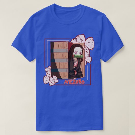 Nezuko in de doos Nezuko Kamado Demon Slayer Kawa T-shirt (Design voorkant)