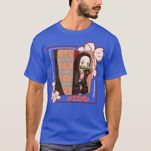 Nezuko in de doos Nezuko Kamado Demon Slayer Kawa T-shirt