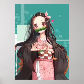 Nezuko Kamado Demon Slayer Kimetsu no Yaiba Nezuko Poster