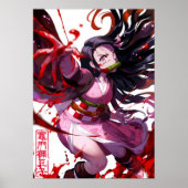 Nezuko Kamado Demon Slayer Poster (Voorkant)