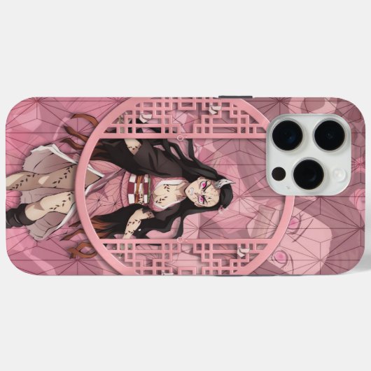 Nezuko Kamado Oni Case-Mate iPhone Case (Achterkant (horizontaal))