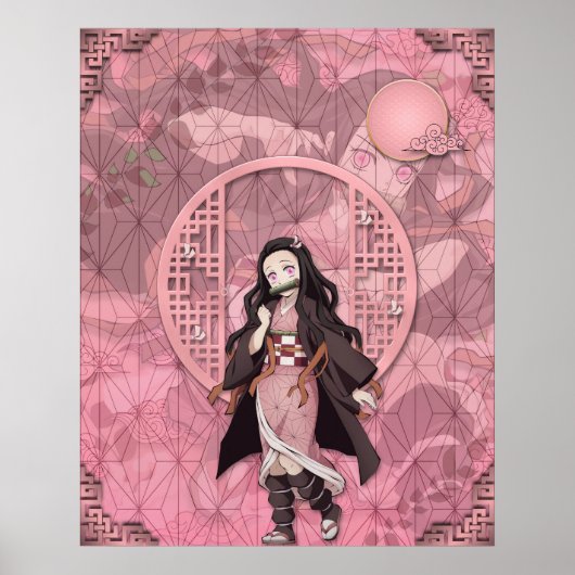 Nezuko Kamado-Poster Poster (Voorkant)