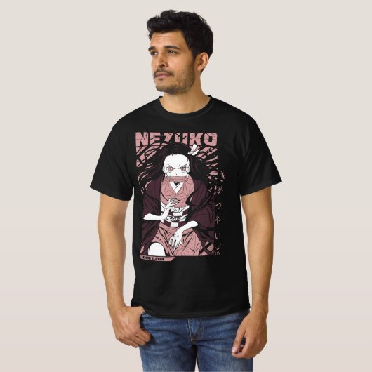 Nezuko Kamado T-shirt (Voorkant volledig)