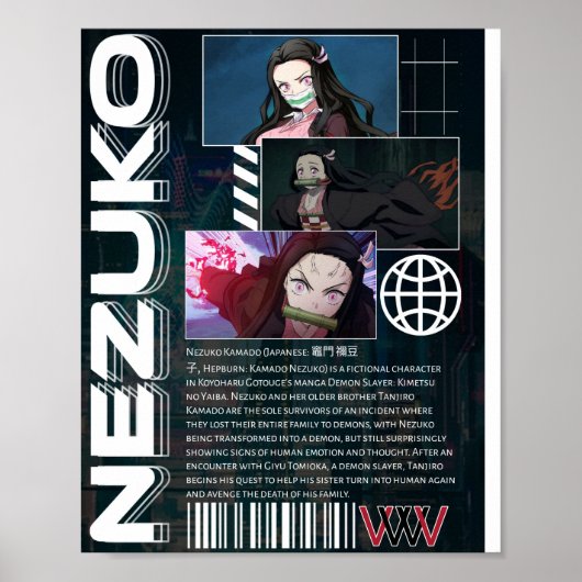 Nezuko poster (Voorkant)