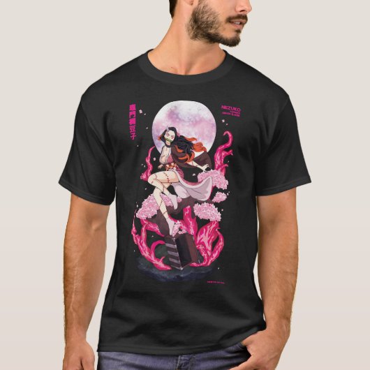 Nezuko Rage Moon T-Shirt (Voorkant)