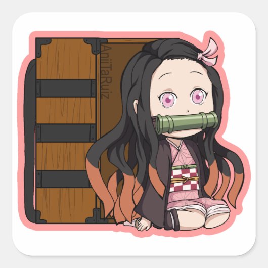 nezuko sticker (Voorkant)