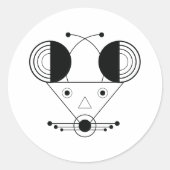 Nezumi Rat Sign Sticker - Sharp Lines Edition (Voorkant)