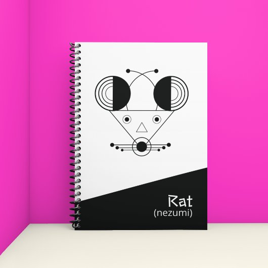 Nezumi Rat Zodiac - Geometrische energie-editie Planner