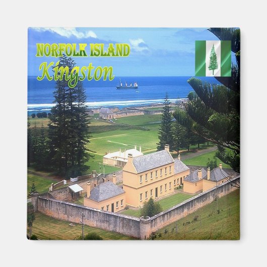 NF005 KINGSTON, NORFOLK ISLAND, Oceanië, Fridge Magneet (Voorkant)