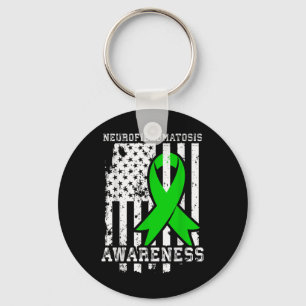 NF1 Awareness Neurofibromatosis T-Shirt Sleutelhanger