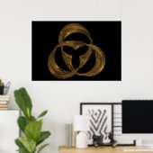 NF3 - Trefoil Knot Poster (Thuiskantoor)