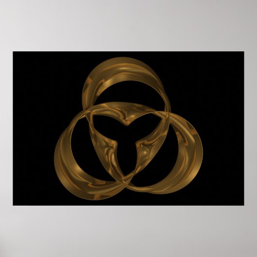 NF3 - Trefoil Knot Poster (Voorkant)