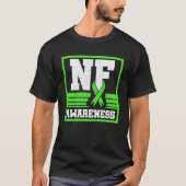 NF Bewustwording Neurofibromatose Schwannomatosis  T-shirt (Voorkant)