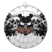 NFDY Tri Skull Dartboard Dartbord (Voorkant)