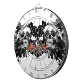 NFDY Tri Skull Dartboard Dartbord (Voorkant Rechts)