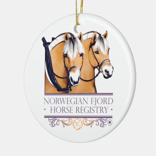 NFHR - Logo kerstLogo Keramisch Ornament (Links)