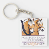 NFHR Logo Square Sleutelhangers (Voorkant)