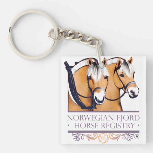 NFHR Logo Square Sleutelhangers (Voorkant)