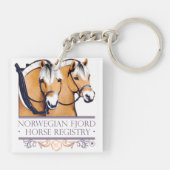 NFHR Logo Square Sleutelhangers (Achterkant)