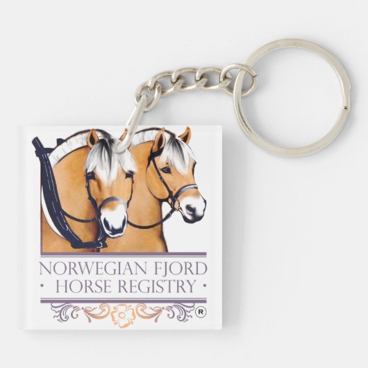 NFHR Logo Square Sleutelhangers (Achterkant)