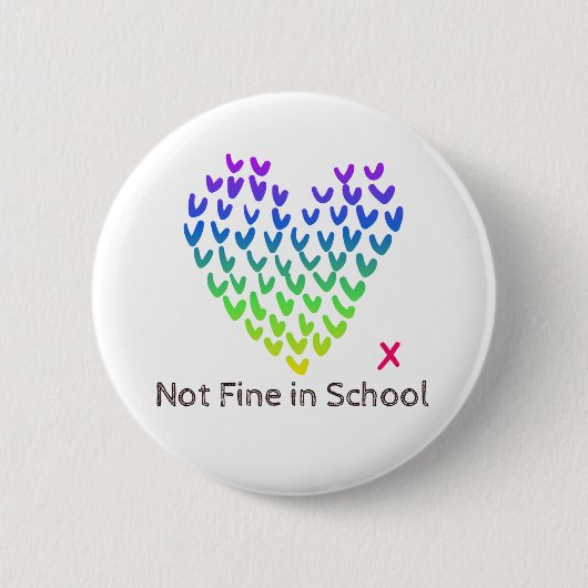 NFIS Round Badge Ronde Button 5,7 Cm (Voorkant)