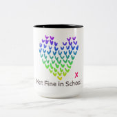 NFIS Twee-toonaangevende Mok (één hart) 444 ml (Center)