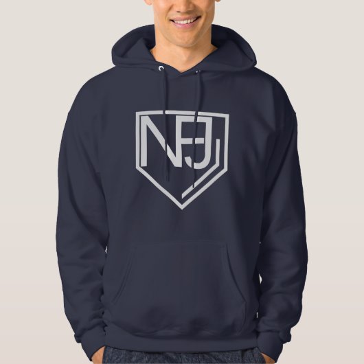 NFJ Hoodie (White Logo) (Voorkant)