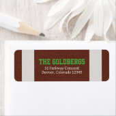 NFL Amerikaans Football Bar Mitzvah Adresetiketten Etiket (Insitu)