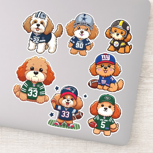 NFL Cavoodles Sticker (Detail)