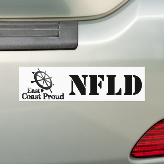 NFLD East Coast Proud Nautical Bumpersticker (Op auto)