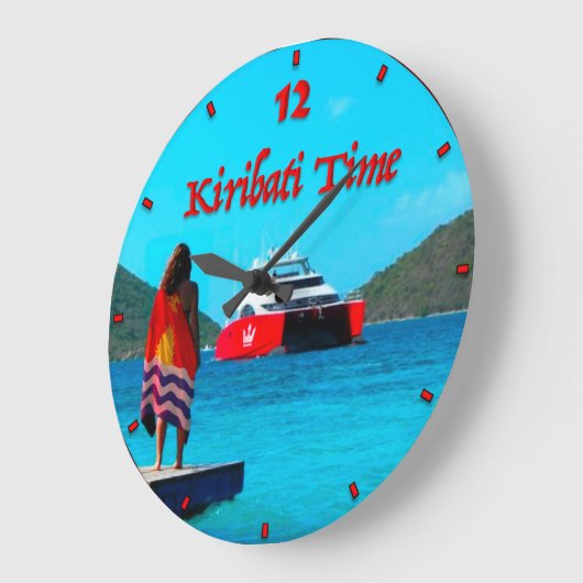 NFT Champions Kiribati Time Clock Grote Klok (Hoek)