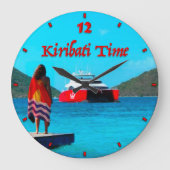 NFT Champions Kiribati Time Clock Grote Klok (Voorkant)