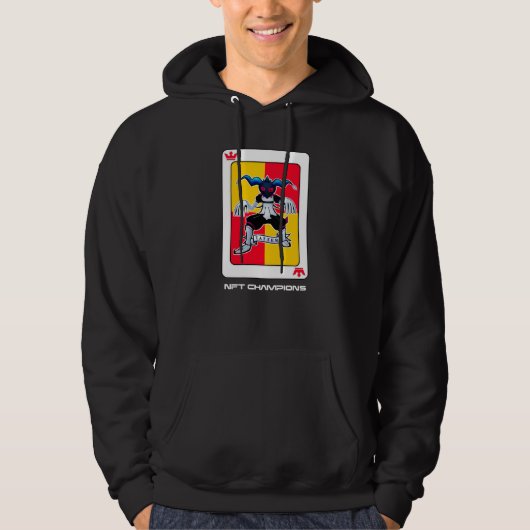 NFT Champions Red Yellow Tatter Hoodie (Voorkant)