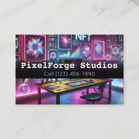 NFT Creator Visitekaartje Digitale Innovatie (Voorkant)