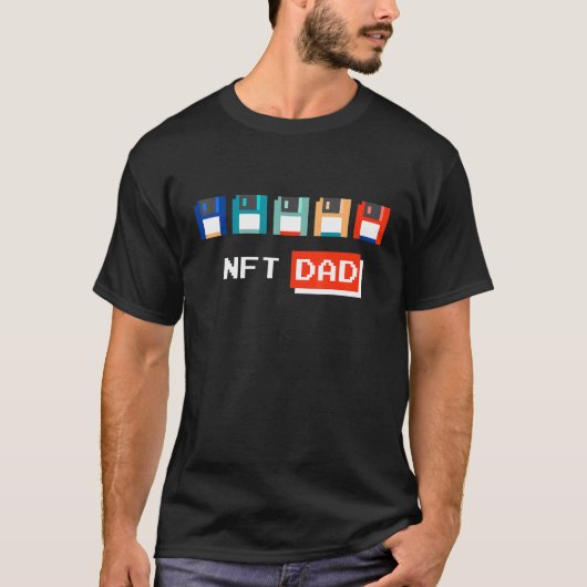 Nft Dad S Crypto Nft T-shirt (Voorkant)