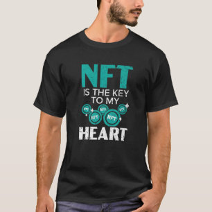 NFT is de sleutel tot mijn hart niet-fungibele sym T-shirt
