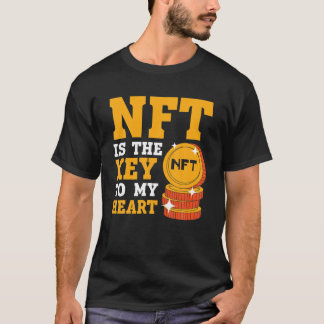 NFT is de sleutel tot mijn hart niet-fungibele sym T-shirt