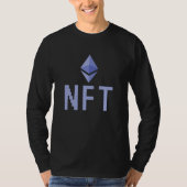 NFT Non-Fungiable Token NFTs Funny T-shirt (Voorkant)