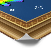 NFT Pixel art frame Poster (Hoek)