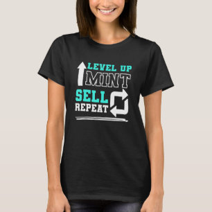 NFT Sneaker Web 3 0 Level Up Mint Verkopen Herhale T-shirt