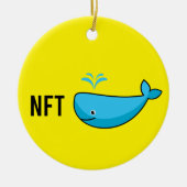 NFT Whale Art Funny Keramisch Ornament (Voorkant)