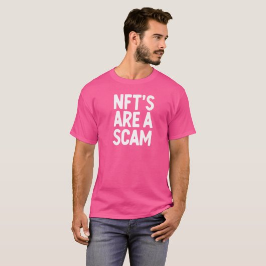 NFT's zijn een oplichterij T-shirt (Voorkant volledig)