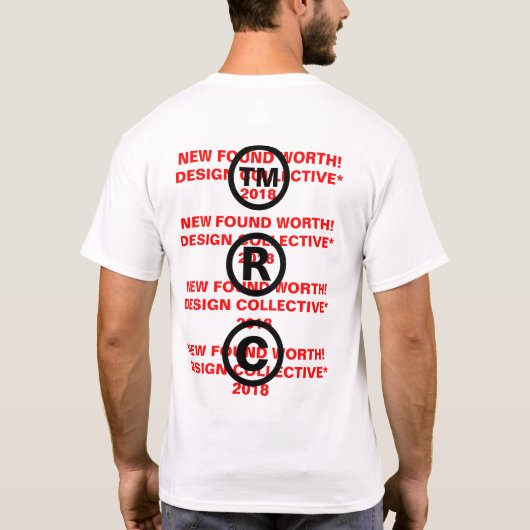 NFW! t-shirt "REGISTERED" (Achterkant)