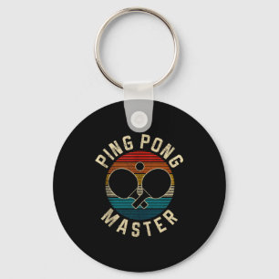 Ng Ng Master Vintage Tafeltennisser Grappige Gif Sleutelhanger