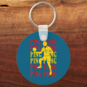Ng Ng Table Tennis Player Fans Child Man Retro  Sleutelhanger (Voorkant)