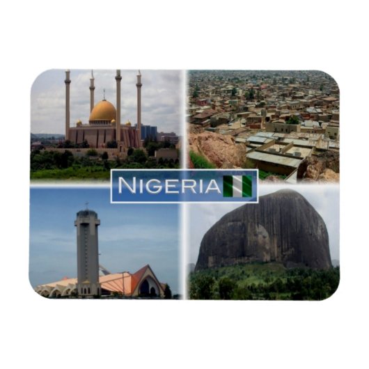 NG Nigeria - Magneet (Horizontaal)