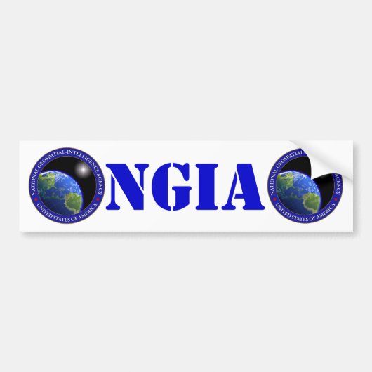 NGA BUMPERSTICKER (Voorkant)
