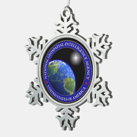 NGA TIN SNEEUWVLOK ORNAMENT (Rechts)