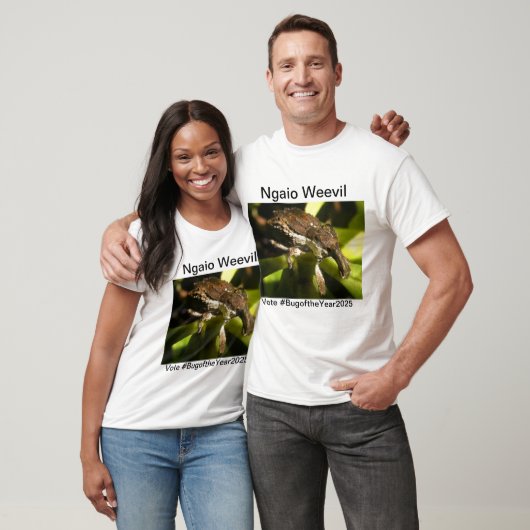 Ngaio Weevil voor Bug van het jaar 2025 T-shirt (Unisex)